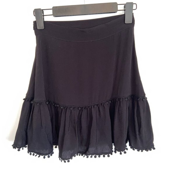 FOR LOVE AND LEMONS BLACK MINI SKIRT - Picture 1 of 6